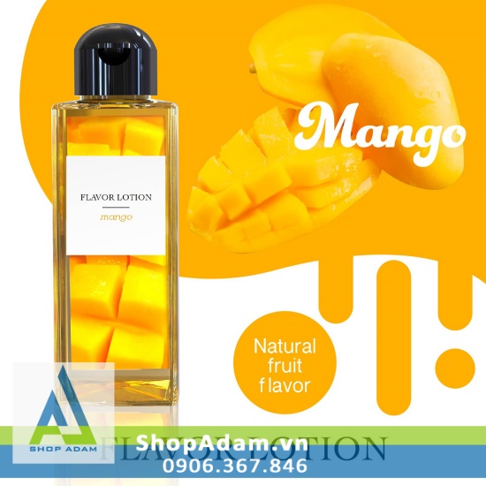 Gel bôi trơn hương trái cây nuốt được vị xoài Wild One Nhật Bản Gel bôi trơn hương trái cây nuốt được vị xoài Wild One Nhật Bản
